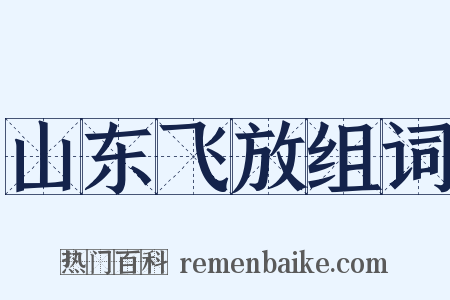 山东飞放组词是什么意思的图片